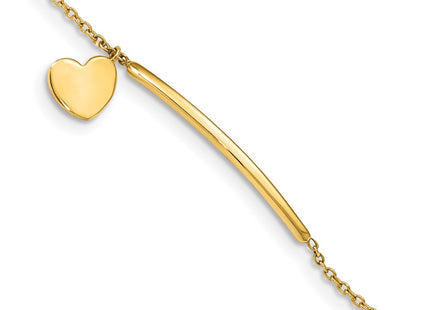 14k Yellow Gold Bracelets Style BID109 - Classique Jewelry Inc.