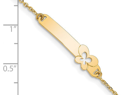 14k Yellow Gold Chain Bracelets Style BID111 - Classique Jewelry Inc.