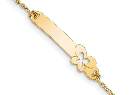 14k Yellow Gold Chain Bracelets Style BID111 - Classique Jewelry Inc.