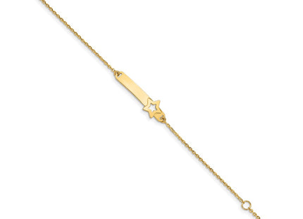 14k Yellow Gold Chain Bracelets Style BID114 - Classique Jewelry Inc.