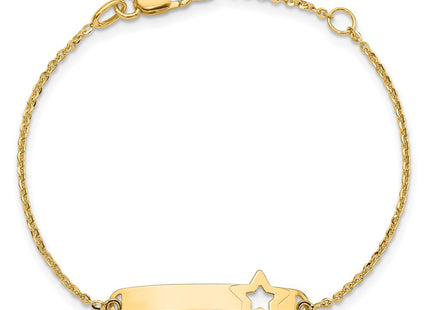 14k Yellow Gold Chain Bracelets Style BID114 - Classique Jewelry Inc.