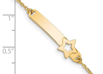 14k Yellow Gold Chain Bracelets Style BID114 - Classique Jewelry Inc.