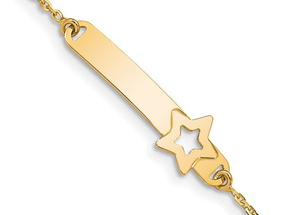 14k Yellow Gold Chain Bracelets Style BID114 - Classique Jewelry Inc.