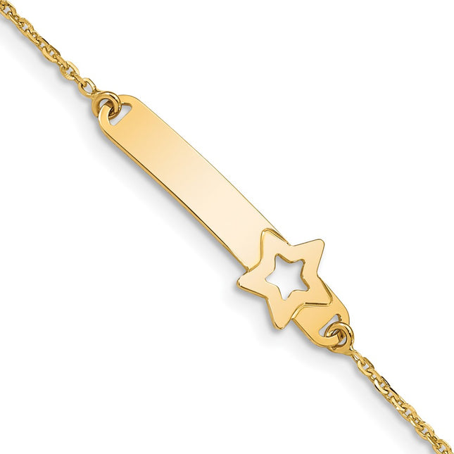 14k Yellow Gold Chain Bracelets Style BID114 - Classique Jewelry Inc.