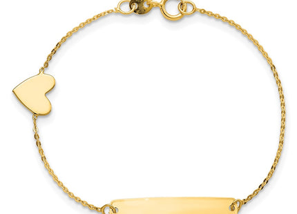 14k Yellow Gold Bracelets Style BID116 - Classique Jewelry Inc.