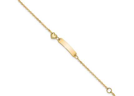 14k Yellow Gold Bracelets Style BID117 - Classique Jewelry Inc.
