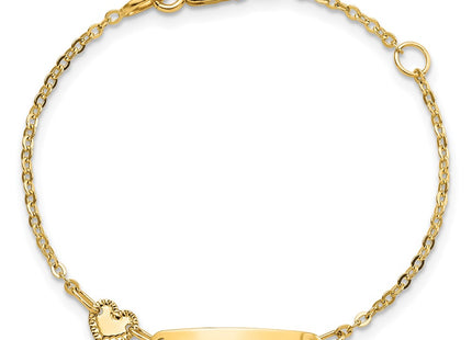 14k Yellow Gold Bracelets Style BID117 - Classique Jewelry Inc.