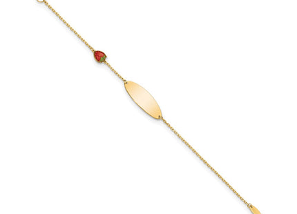 14k Yellow Gold Bracelets Style BID118 - Classique Jewelry Inc.