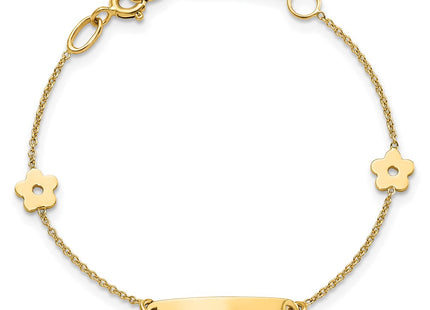 14k Yellow Gold Bracelets Style BID119 - Classique Jewelry Inc.