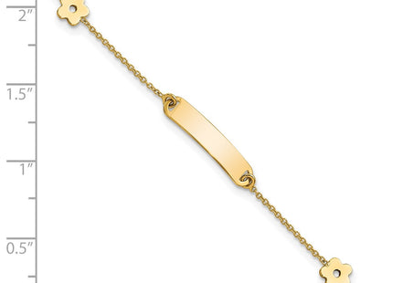 14k Yellow Gold Bracelets Style BID119 - Classique Jewelry Inc.
