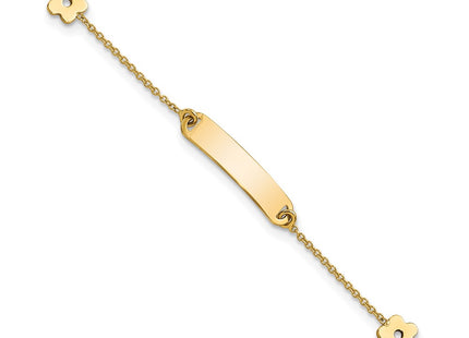 14k Yellow Gold Bracelets Style BID119 - Classique Jewelry Inc.