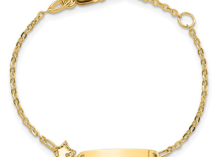 14k Yellow Gold Bracelets Style BID120 - Classique Jewelry Inc.