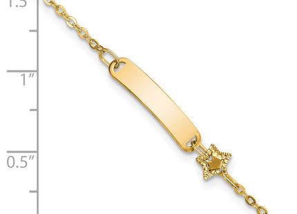 14k Yellow Gold Bracelets Style BID120 - Classique Jewelry Inc.