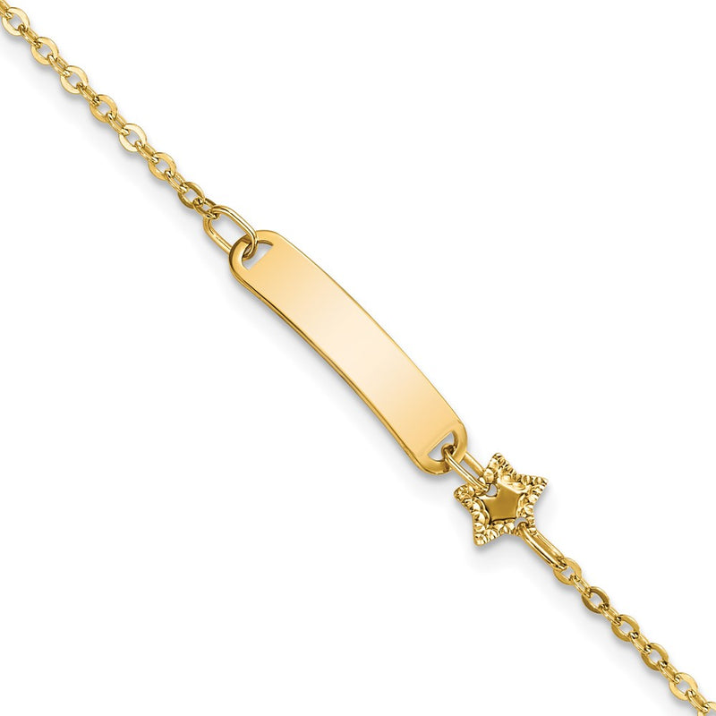 14K gold star bracelet
