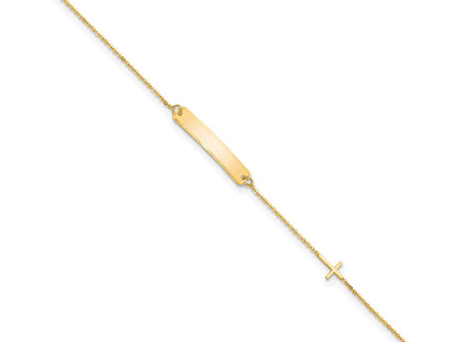 14k Yellow Gold Bracelets Style BID121 - Classique Jewelry Inc.