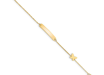 14k Yellow Gold Bracelets Style BID123 - Classique Jewelry Inc.