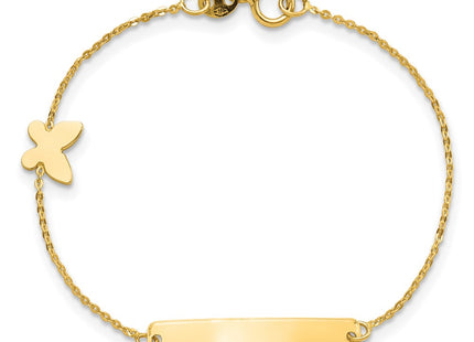 14k Yellow Gold Bracelets Style BID123 - Classique Jewelry Inc.