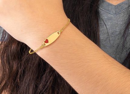 14k Yellow Gold Bracelets Style BID124 - Classique Jewelry Inc.