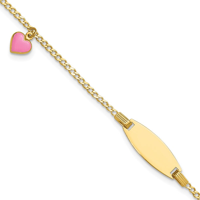 14K gold plate ID bracelet