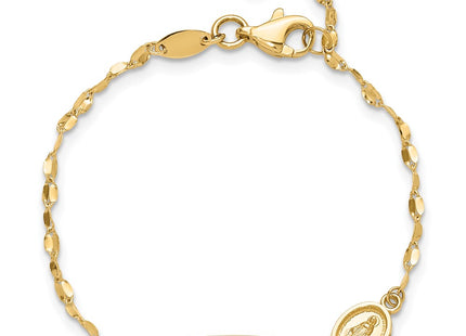 14k Yellow Gold Bracelets Style BID126 - Classique Jewelry Inc.