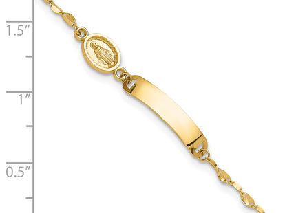 14k Yellow Gold Bracelets Style BID126 - Classique Jewelry Inc.