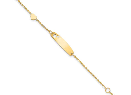 14k Yellow Gold Bracelets Style BID127 - Classique Jewelry Inc.