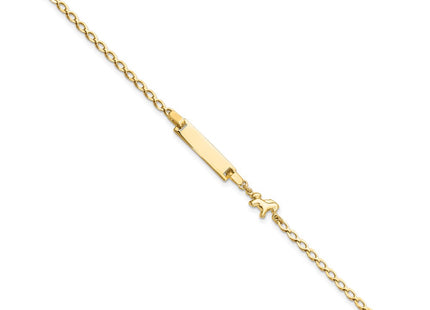 14k Yellow Gold Bracelets Style BID128 - Classique Jewelry Inc.