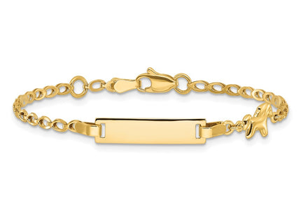 14k Yellow Gold Bracelets Style BID128 - Classique Jewelry Inc.
