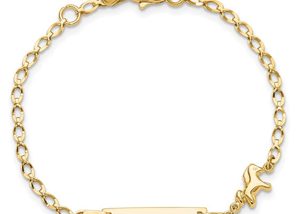 14k Yellow Gold Bracelets Style BID128 - Classique Jewelry Inc.
