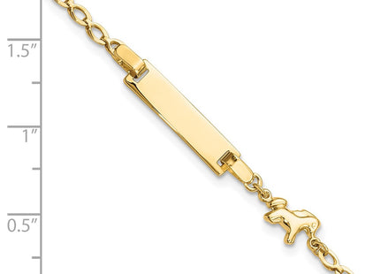 14k Yellow Gold Bracelets Style BID128 - Classique Jewelry Inc.