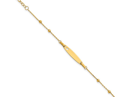 14k Yellow Gold Bracelets Style BID130 - Classique Jewelry Inc.