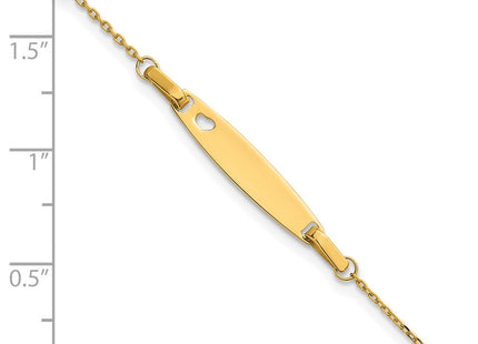 14k Yellow Gold Bracelets Style BID130 - Classique Jewelry Inc.