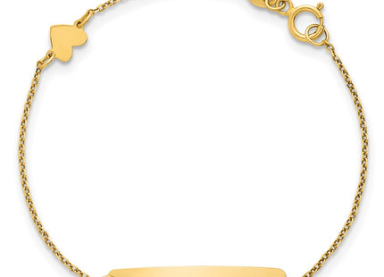 14k Yellow Gold Bracelets Style BID131 - Classique Jewelry Inc.
