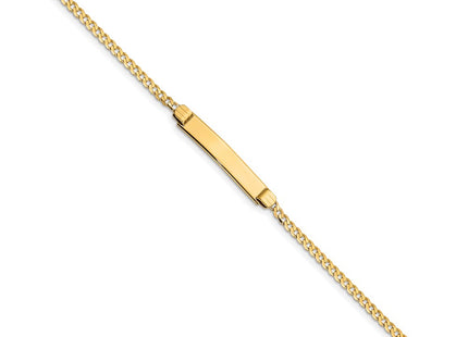 14k Yellow Gold Chain Bracelets Style BID45 - Classique Jewelry Inc.