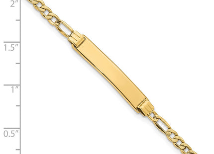 14k Yellow & Rhodium Chain Bracelets Style BID46 - Classique Jewelry Inc.