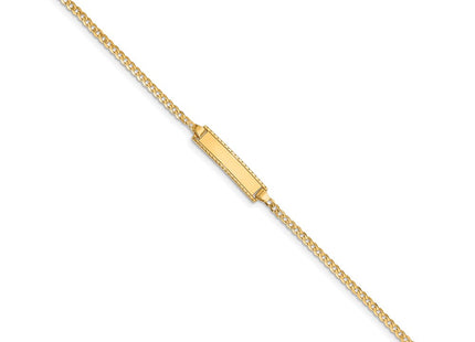 14k Yellow Gold Chain Bracelets Style BID52 - Classique Jewelry Inc.