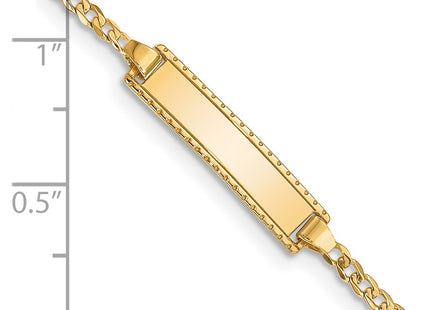 14k Yellow Gold Chain Bracelets Style BID52 - Classique Jewelry Inc.