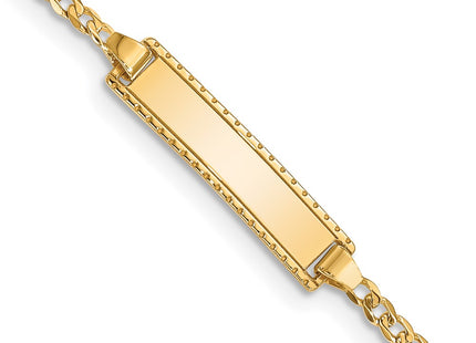 14k Yellow Gold Chain Bracelets Style BID52 - Classique Jewelry Inc.