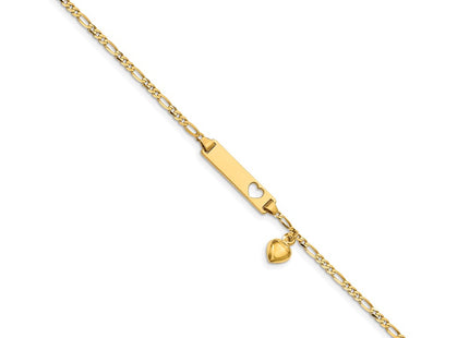 14k Yellow Gold Chain Bracelets Style BID54 - Classique Jewelry Inc.