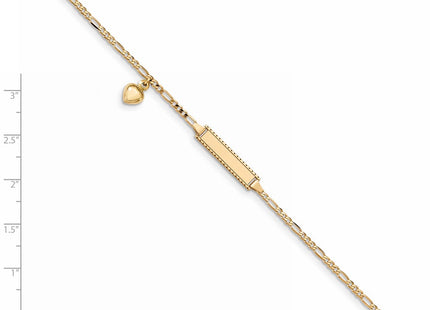 14k Yellow Gold Chain Bracelets Style BID55 - Classique Jewelry Inc.