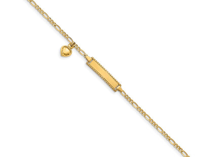 14k Yellow Gold Chain Bracelets Style BID55 - Classique Jewelry Inc.