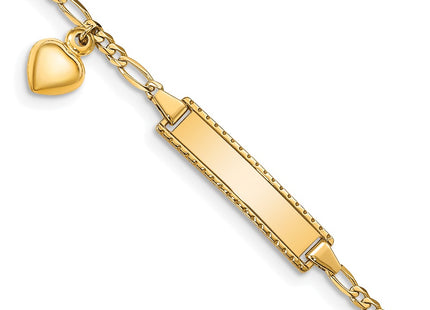 14k Yellow Gold Chain Bracelets Style BID55 - Classique Jewelry Inc.