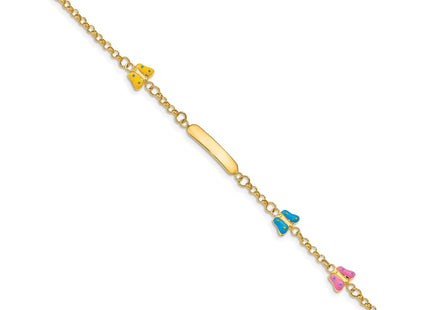 14k Yellow Gold Bracelets Style BID59 - Classique Jewelry Inc.