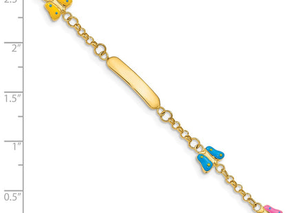 14k Yellow Gold Bracelets Style BID59 - Classique Jewelry Inc.
