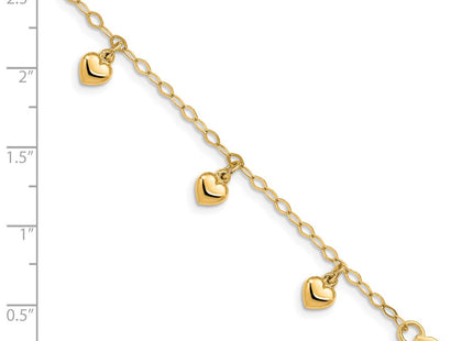 14k Yellow Gold Bracelets Style BID83 - Classique Jewelry Inc.