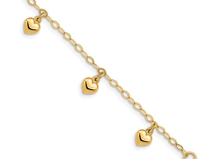 14k Yellow Gold Bracelets Style BID83 - Classique Jewelry Inc.