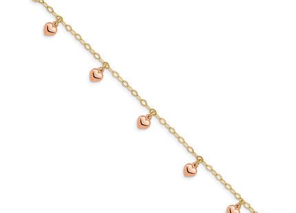 14k Two-tone Bracelets Style BID83TT - Classique Jewelry Inc.