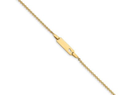 14k Yellow Gold Bracelets Style BID84 - Classique Jewelry Inc.