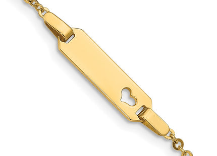 14k Yellow Gold Bracelets Style BID84 - Classique Jewelry Inc.