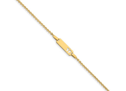 14k Yellow Gold Bracelets Style BID86 - Classique Jewelry Inc.